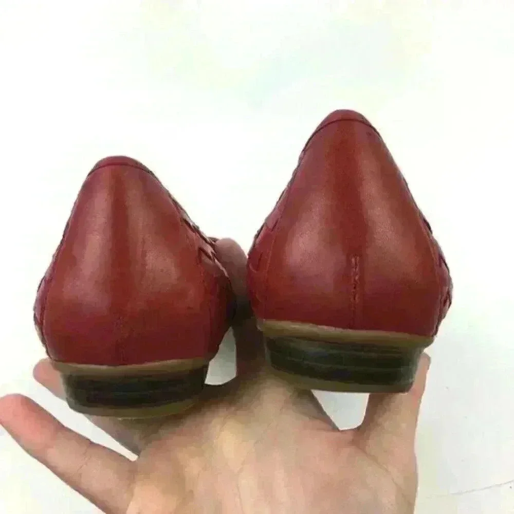 Naturalizer N5 Comfort Flats 9 N 39 Coral Leather